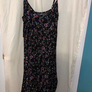 Floral Maxi Dress with Adjustable Straps